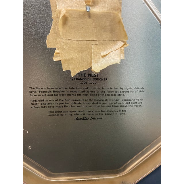 1960s 1960s Francois Boucher Octagonal Wall Hangings - A Pair For Sale - Image 5 of 6