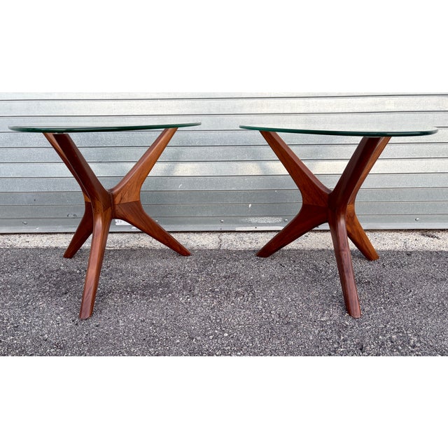 A Pair of Vintage Mid Century Modern Adrian Pearsall for Craft Associates Side Tables . Circa 1960s For Sale - Image 16 of 18