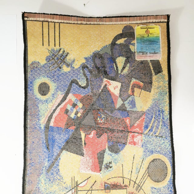 Vintage Rug with Composition by Wassily Kandinsky, Germany, 1980s For Sale - Image 10 of 14