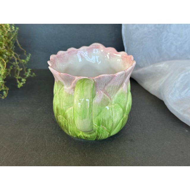Fitz and Floyd Artichoke Pitcher For Sale In New York - Image 6 of 12