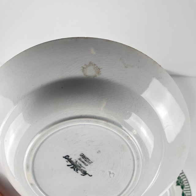 Pedro Soup Plates from Sarreguemines, 1890s, Set of 4 For Sale - Image 5 of 11