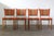 Vintage Danish Brutalist Tall Back Chairs attributed to Henning Kjærnulf, 1960s, Set of 4 For Sale - Image 18 of 18