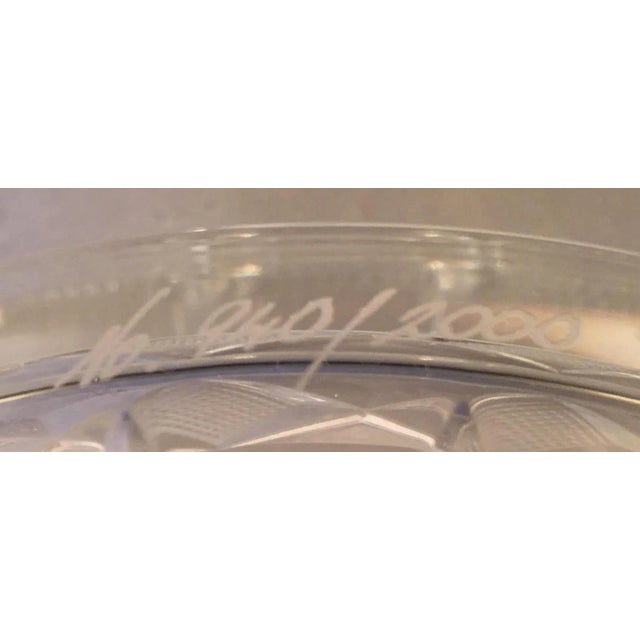 2000 - 2009 21st Century Waterford Millennium Society Limited 'Father Time' Lidded Centerpiece Bowl - 1 Piece For Sale - Image 5 of 12