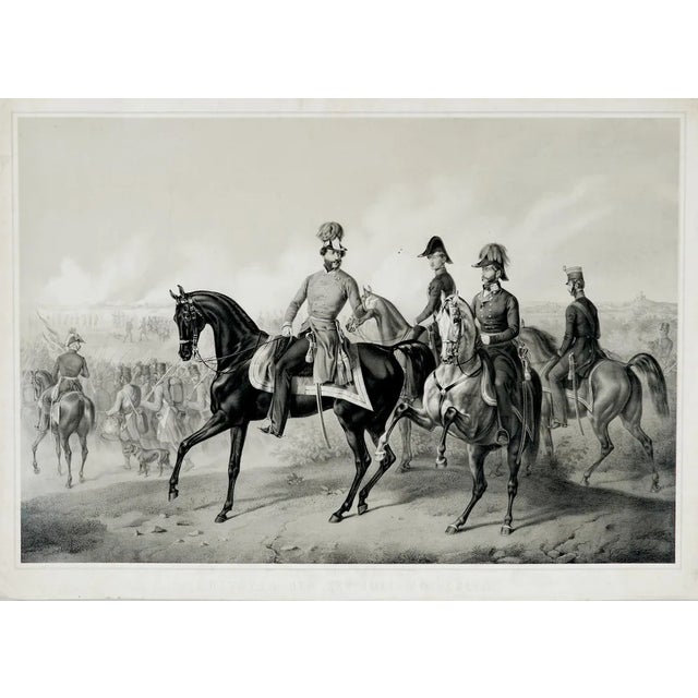 F. Adam after A. Adam, The Battle of Custoza, 1850, Paper For Sale