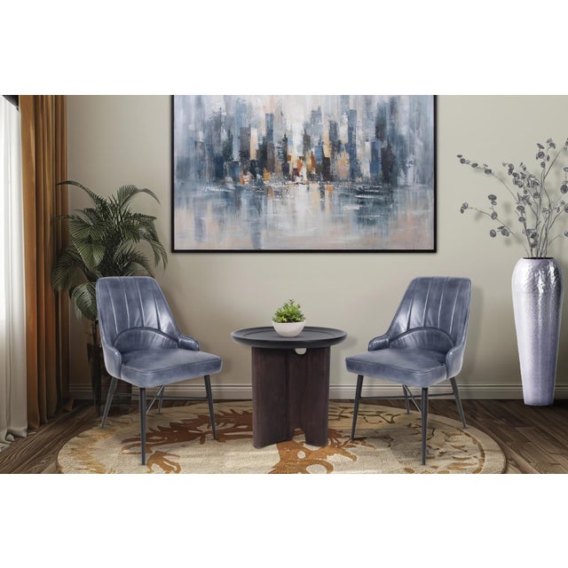 Melbourne Leather Accent Chair For Sale - Image 11 of 11