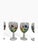Vintage Royal Danube Romania Hand-Painted Crystal Floral Goblets – Set of 6 For Sale - Image 4 of 12