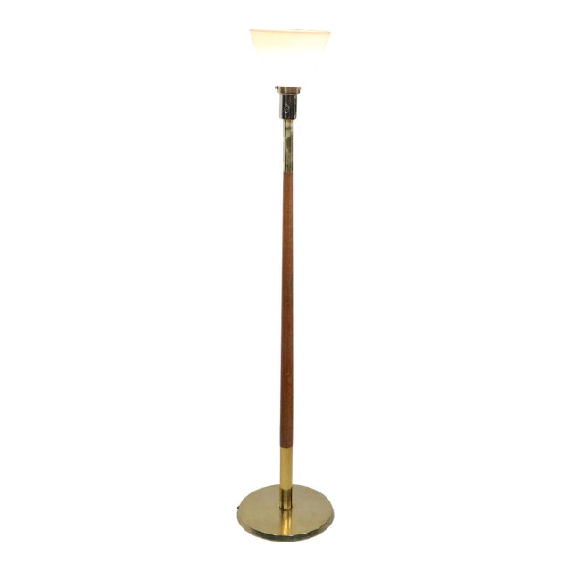 Mid Century Floor Lamp by Gerald Thurston For Sale