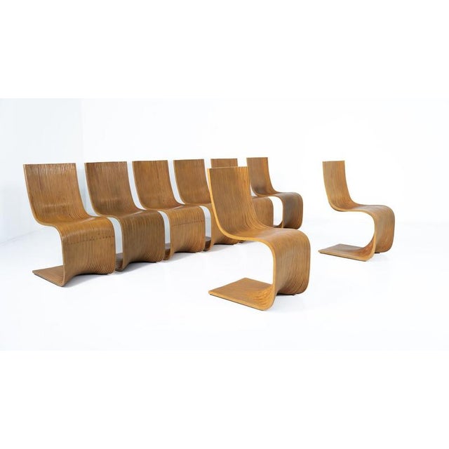 Bamboo Dining Chairs by Alejandro Estrada for Piegatto, 2000s, Set of 8 For Sale - Image 3 of 18