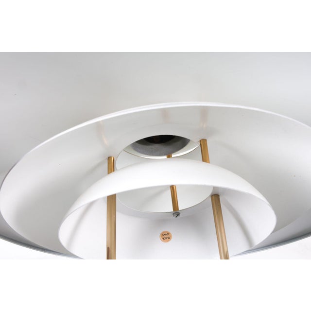 Metal Mid 20th Century "Leto" Pendant by Top Lamper – Danish Vintage Design For Sale - Image 7 of 9