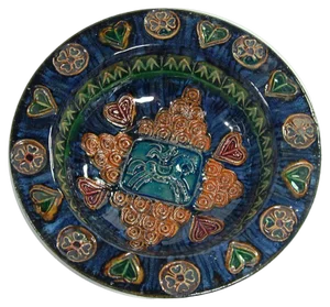 French Ceramic Dish Jc Taburet from Quimper, 1970s