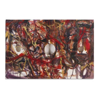 Jim Shaw - Stocks Painting - Signed and Dated Oil on Canvas 2006 For Sale