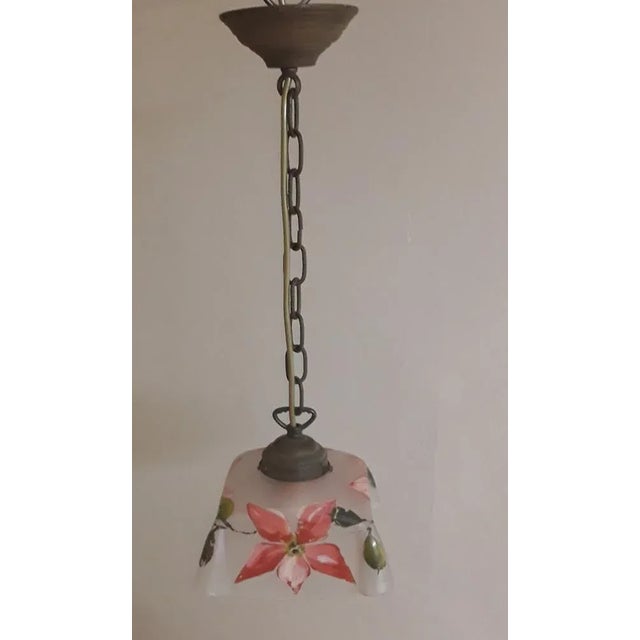 Antique Art Nouveau Ceiling Lamp, 1900s, in Good conditions. Designed 1890 to 1919 European Plug (up to 250V).The wiring...