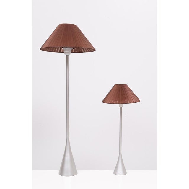 Cinna Table Lamps in Cast Aluminum by Pascal Mourgue for Ligne Roset, 1980s, Set of 2 For Sale - Image 17 of 17