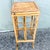 Wood Vintage Burnt Tortoise Shell Finished Bamboo Pedestal/Plant Stand For Sale - Image 7 of 7