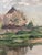 1920s Countryside Cottage, 1920s, Oil Painting on Panel, Framed For Sale - Image 5 of 13