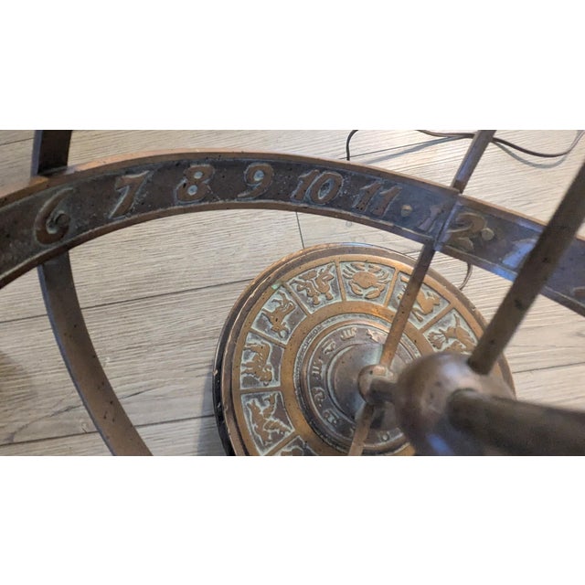Arts & Crafts Bronze Frederick Cooper Zodiac Lamp For Sale - Image 3 of 8