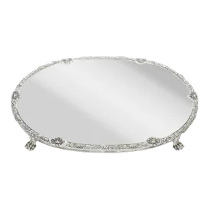 English Surtout-De-Table Mirrored Plateau