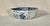 Authentic late-Victorian English, high-quality ceramic floral transferware bowl with deep cobalt blue on a white...