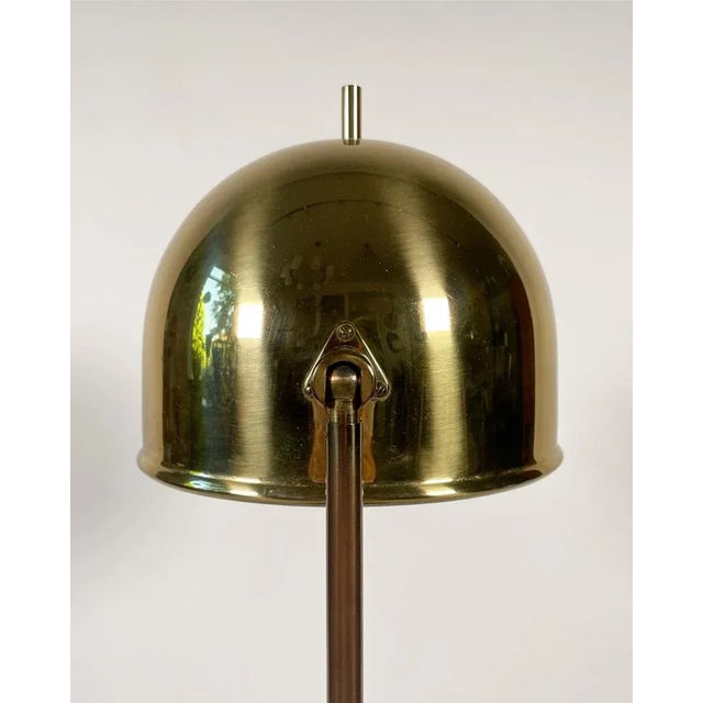 1960s Scandinavian Brass Table Lamp by Bergboms, 1960s For Sale - Image 5 of 12