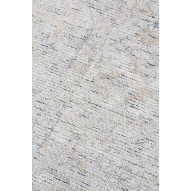 Traditional Exquisite Rugs Biron Handmade Wool & Viscose Beige & Brown - 12'x15' For Sale - Image 3 of 8