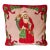 1970s Traditional Santa Needlepoint Pillow For Sale