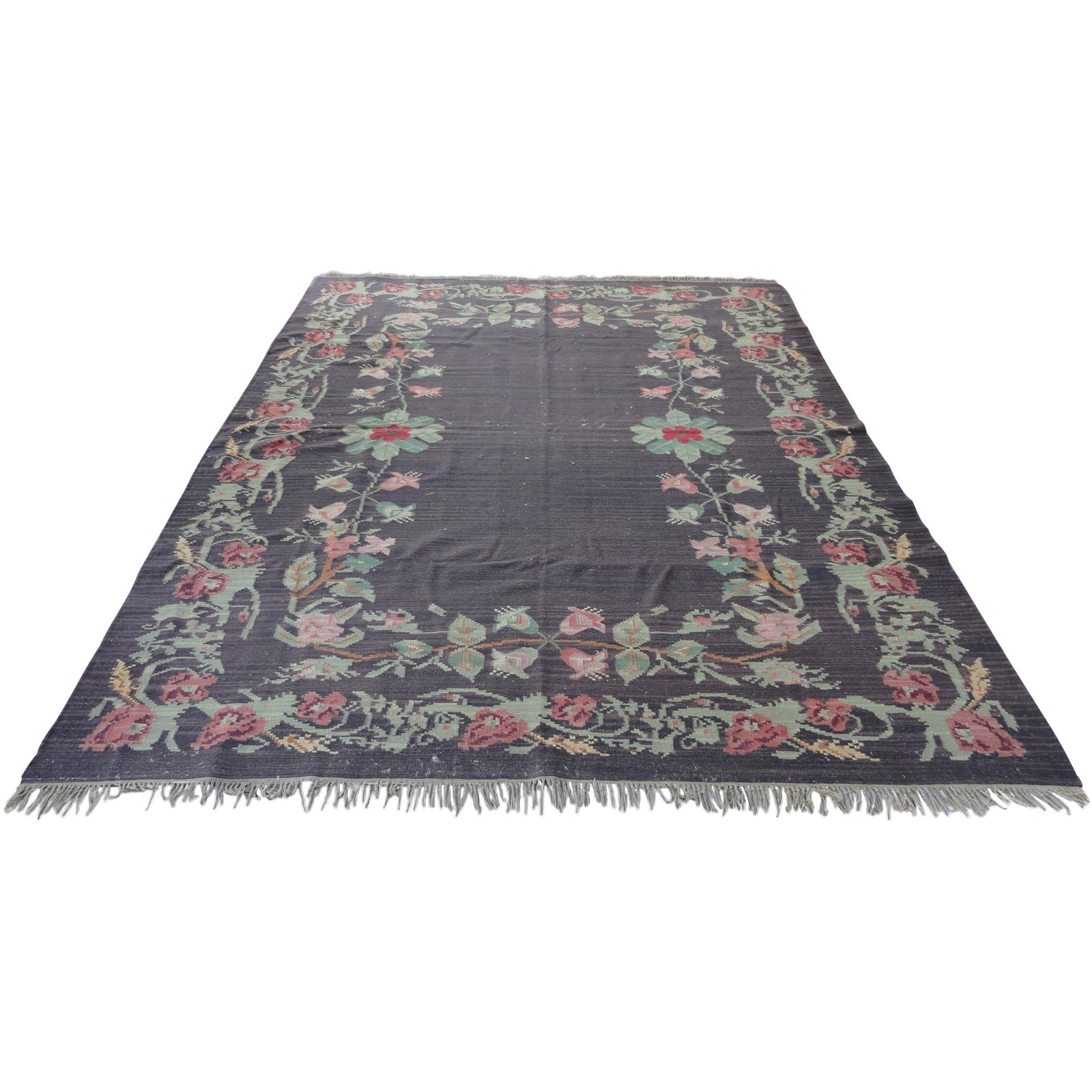 Bessarabian Floral Kilim Area Rug 8' X 10' Chairish