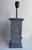Mid 20th Century Pair of Imposing Vintage French Zinc Column Lamps For Sale - Image 4 of 13