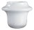 White Glass Atollo Bowl from VGnewtrend For Sale