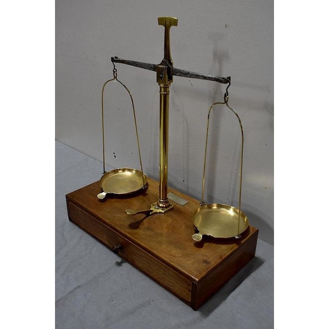 Small Trébuchet Type Jeweller's Scale, 1900s For Sale - Image 3 of 18