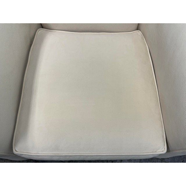 Off-white Rowe Furniture Times Square Accent Chairs, Pair For Sale - Image 8 of 12