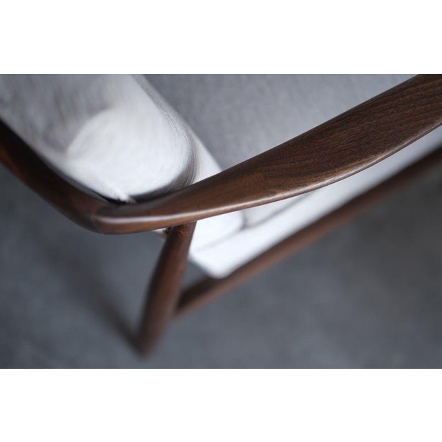 Set of Walnut Lounge Chairs by Erwin Lambeth, Circa 1950s For Sale In New York - Image 6 of 9