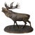 Large Elk or Stag Sculpture, 1970s, Bronze For Sale