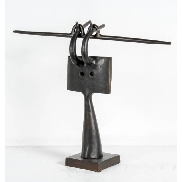 Bronze Sculpture by Victor Roman, 1970s For Sale - Image 6 of 8