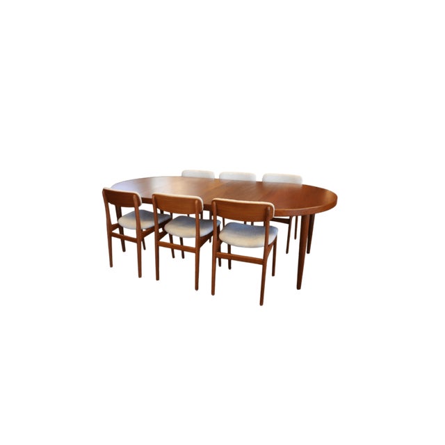 Wood Vintage Dining Table in Veneered Teak with Double Extension Leaves from Skovmand & Andersen, 1960s For Sale - Image 7 of 15