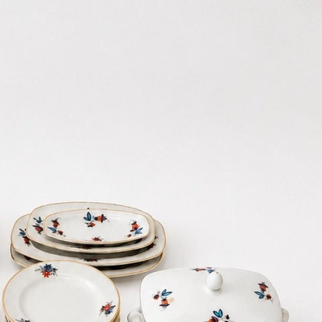 Porcelain Miniature Dinner Service from Vista Alegre, Set of 36 For Sale - Image 4 of 6