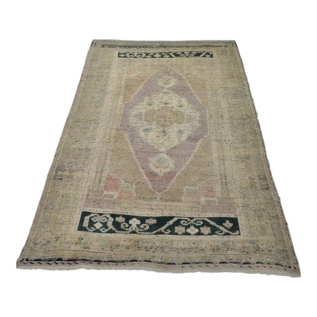 1950s Oushak Oushak Carpet For Sale
