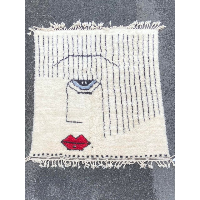 Not Yet Made - Made To Order Contemporary Moroccan Beni Ouarain Wool Rug For Sale - Image 5 of 5