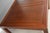 Vintage Solid Mahogany and Brass Dining Table For Sale - Image 10 of 13