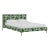 Norah Platform Bed in Natural Banana Palm, King For Sale