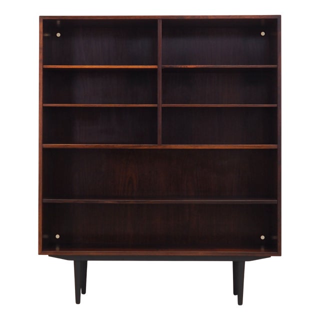 Danish Mahogany Bookcase from Omann Jun, 1970s For Sale