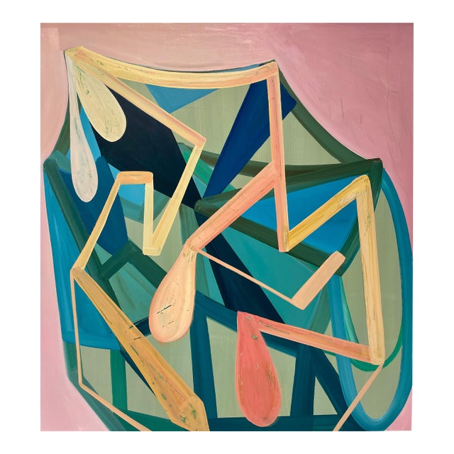 Contemporary Abstract Oil on Panel "With Every Drop" by Ashlynn Browning For Sale