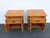 Late 20th Century Burlwood Nightstands Bedside Side End Tables a Pair 6907 For Sale - Image 5 of 16