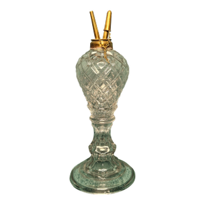 Patrick Slane South Boston Inverted Diamond Fluid Lamp C. 1850 American Glass Co