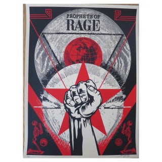 Shepard Fairey (Obey), Prophets of Rage New Day Rising, 2017, Screenprint For Sale
