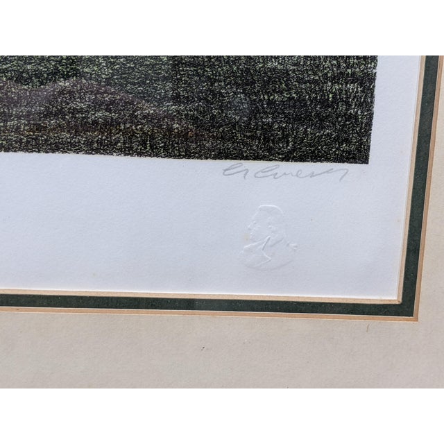 1980s George Guest "Great Barn" Signed Limited Edition Lithograph 52/200 Framed For Sale - Image 4 of 15