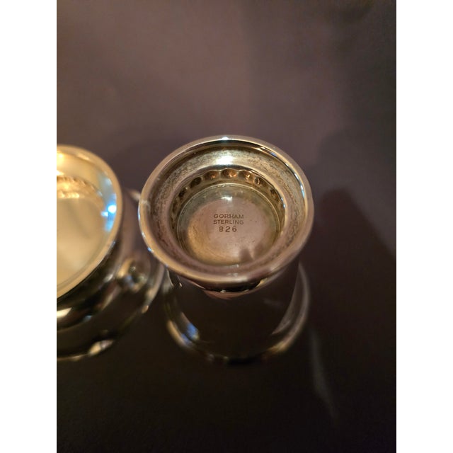 Metal 1970s Gorham Sterling Ashtray and Cigarette Holder For Sale - Image 7 of 10