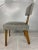 Mid-Century Modern Small MCM Upholstered Wood Side Chair For Sale - Image 3 of 8