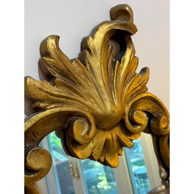 French French Gilt Frame Wall Mirror For Sale - Image 3 of 3