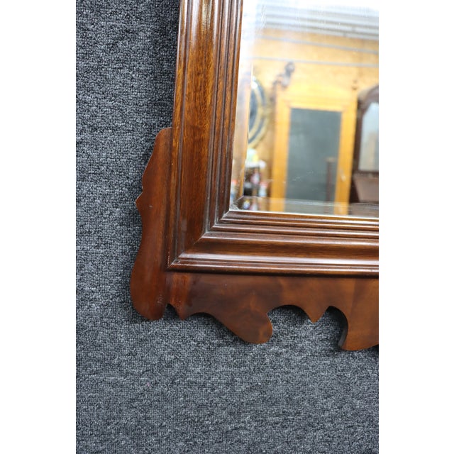 Councill Furniture Councill Craftsmen Mahogany Wall Mirror For Sale - Image 4 of 9