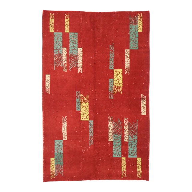 Zeki Muren Vintage Turkish Sivas Rug - 05'02 X 08'01 For Sale